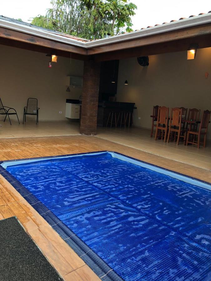 Villa Casa Temporada Olimpia 8 Pessoas Com Piscina Exterior foto