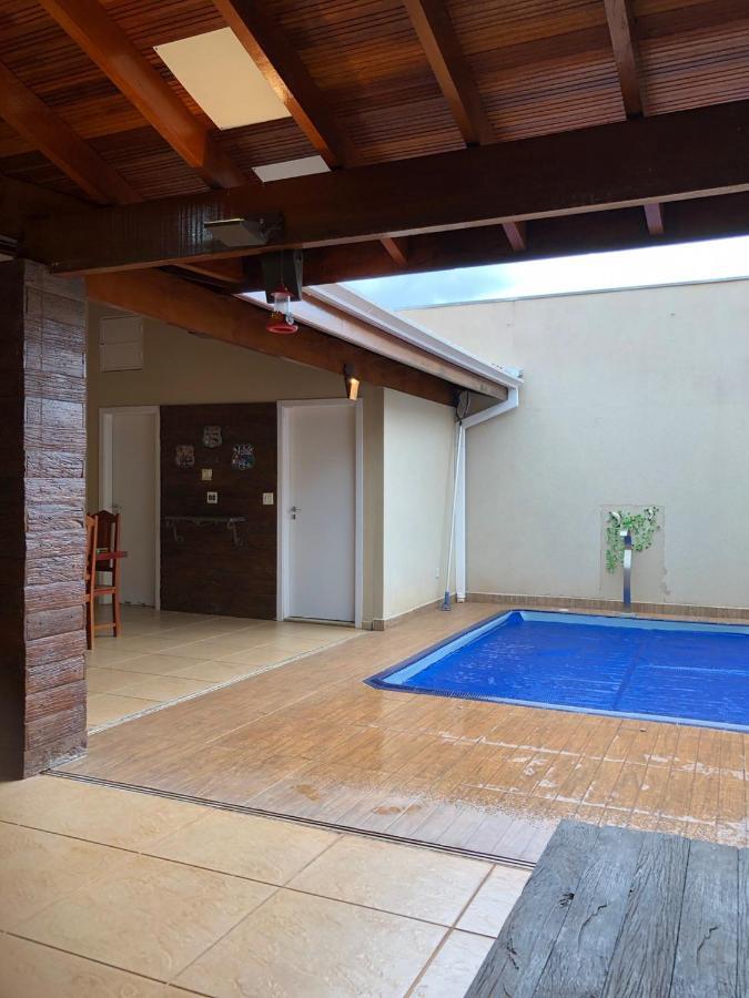 Villa Casa Temporada Olimpia 8 Pessoas Com Piscina Exterior foto