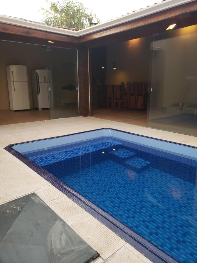 Villa Casa Temporada Olimpia 8 Pessoas Com Piscina Exterior foto